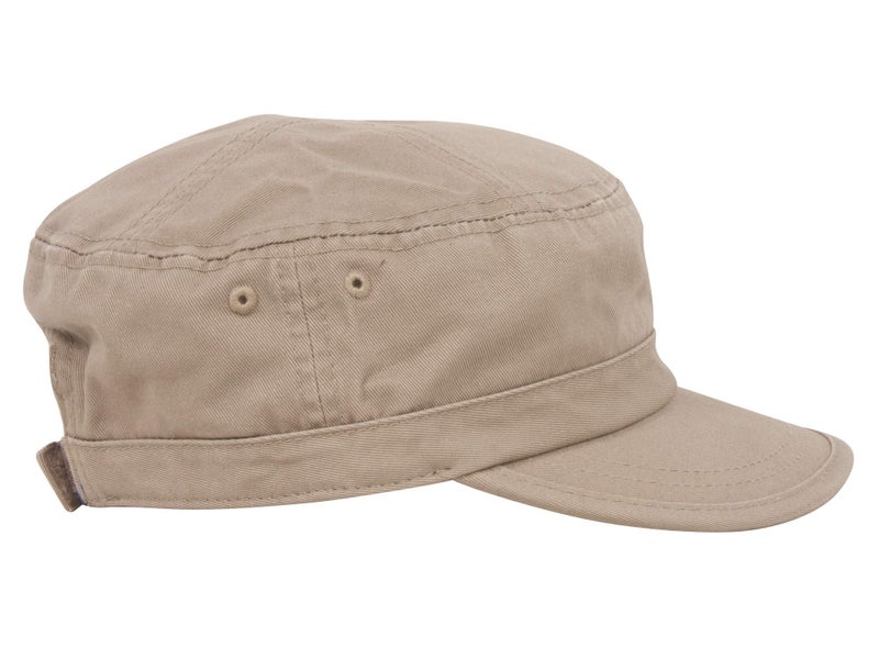 Mega Cap Enzyme Regular Solid Army Caps-Khaki W35S45D (One Size) - Image 2
